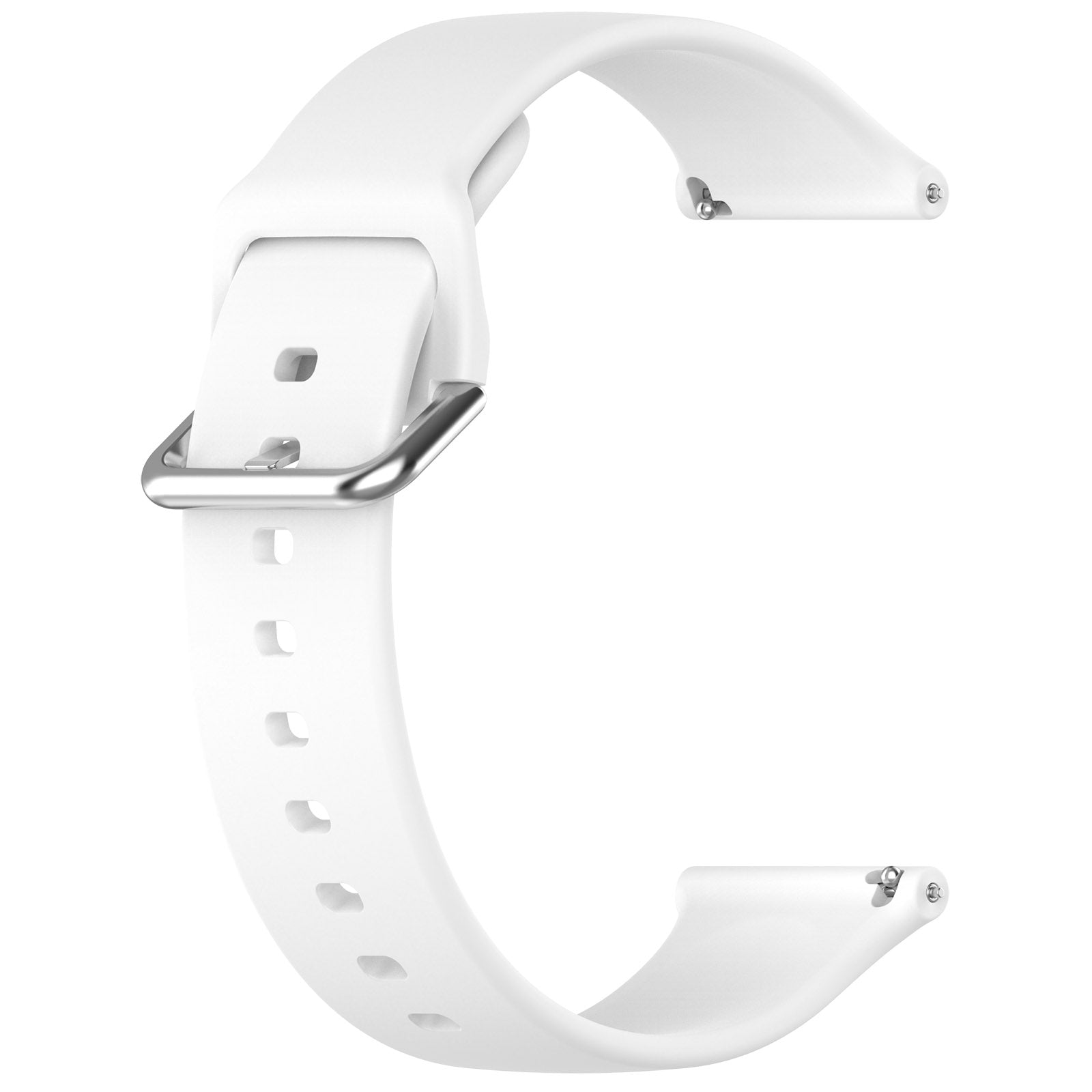 Coros Apex 4 - 46mm Silicone Buckle Strap (White)