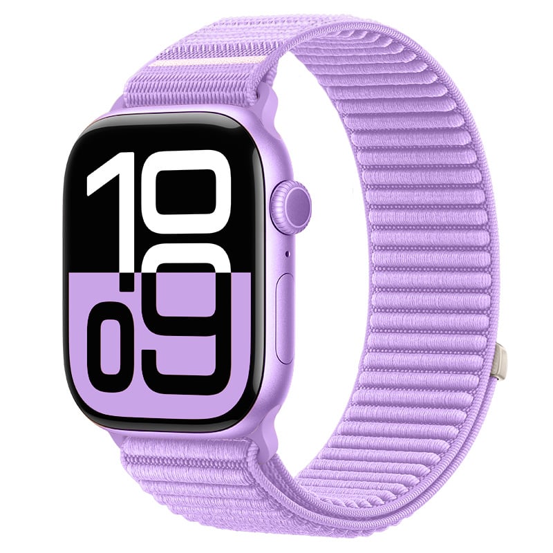 Strap-it Apple Watch Wave Nylon Strap (Purple)