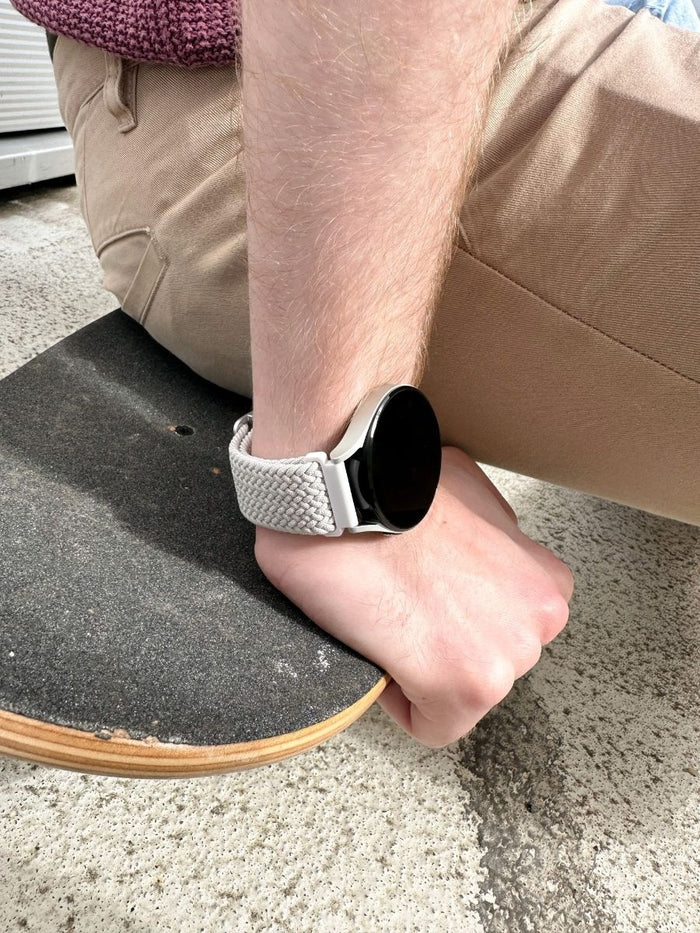 Correa trenzada ajustable Amazfit Bip 3 (Pro) (blanco)