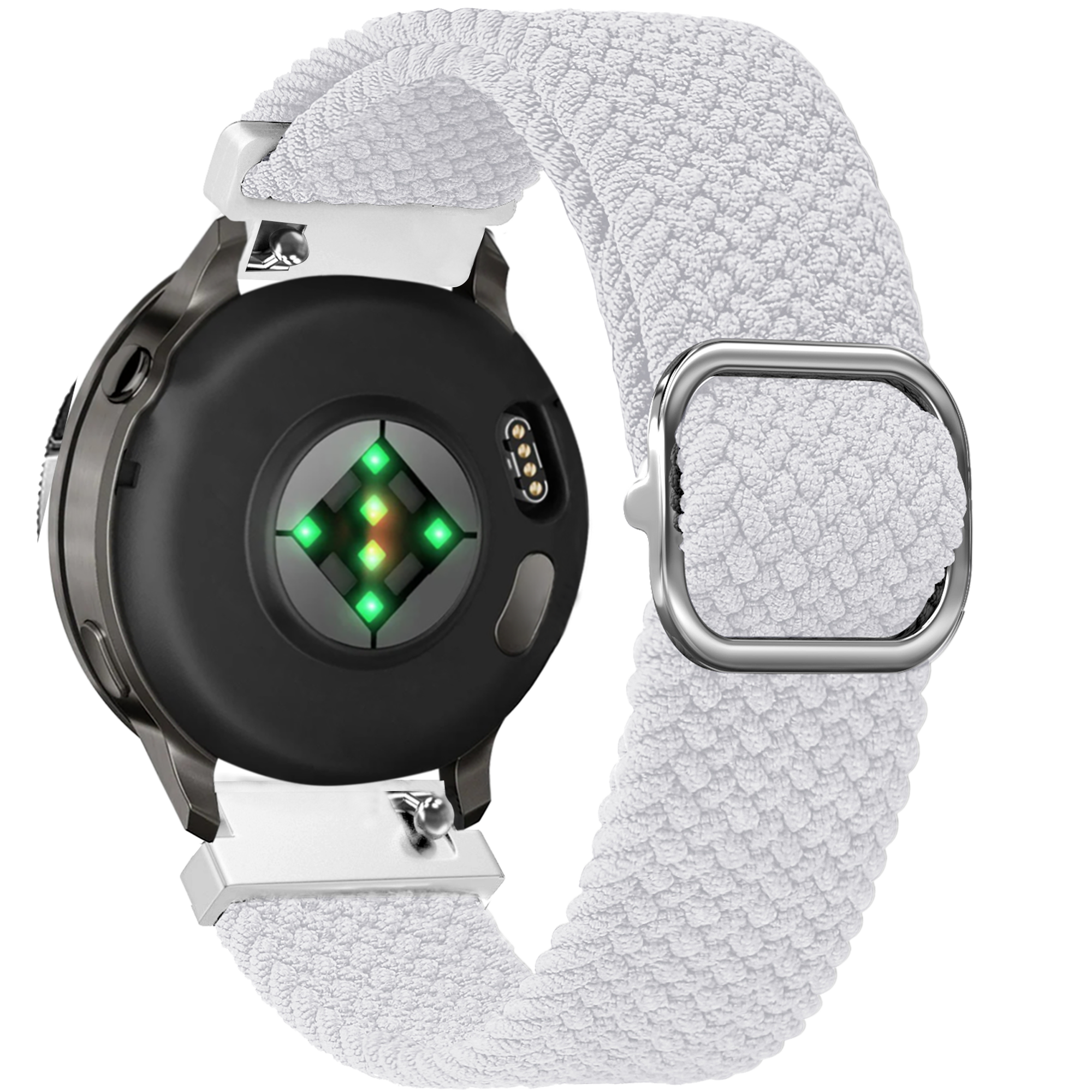 Bandz Garmin Venu 2s Adjustable Braided Strap (White)