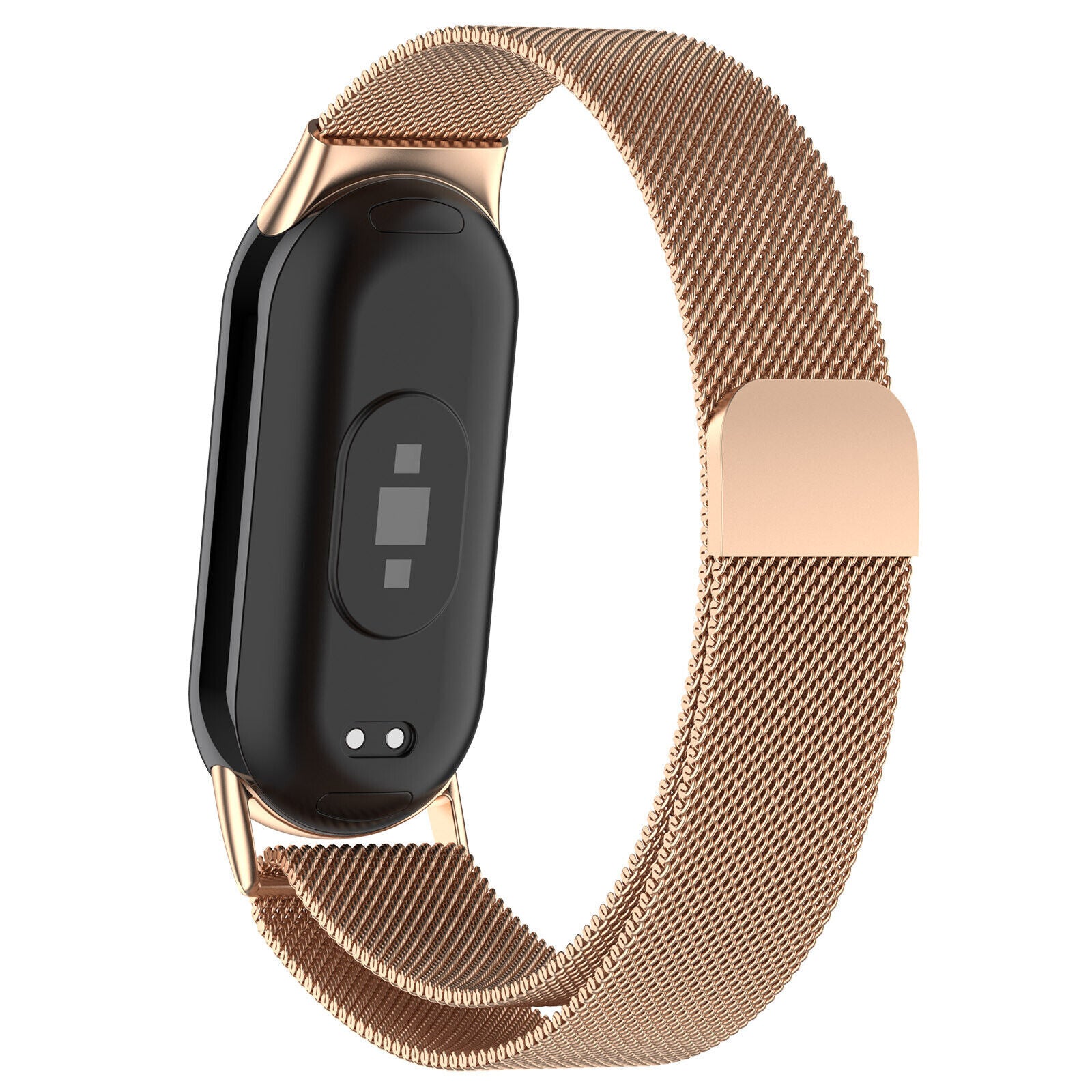 Correa milanesa Xiaomi Smart Band 10 (rosado/dorado)