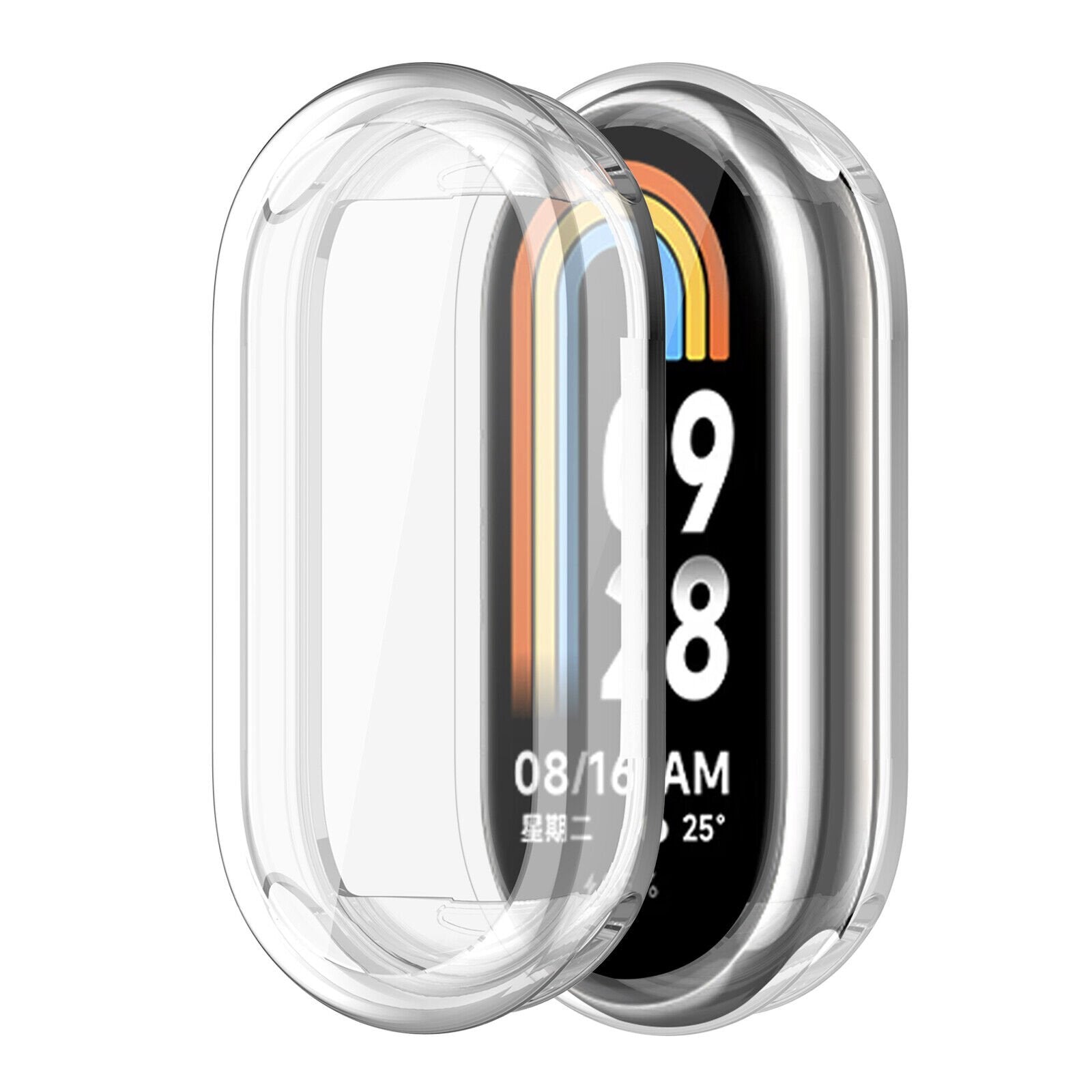 Funda de TPU Xiaomi Smart Band 9 (transparente)