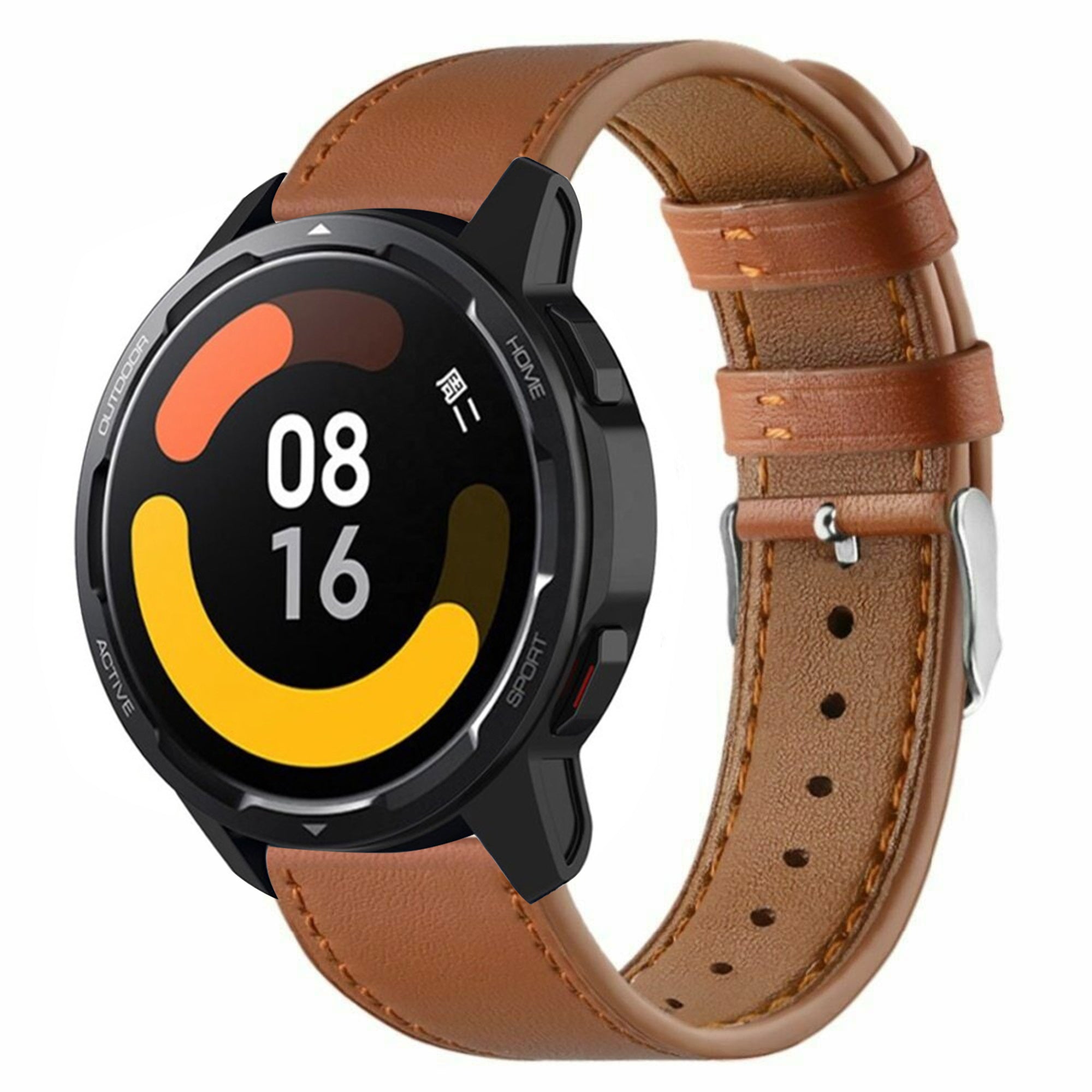 Correa cuero moderna Xiaomi Watch S1 (marrón)