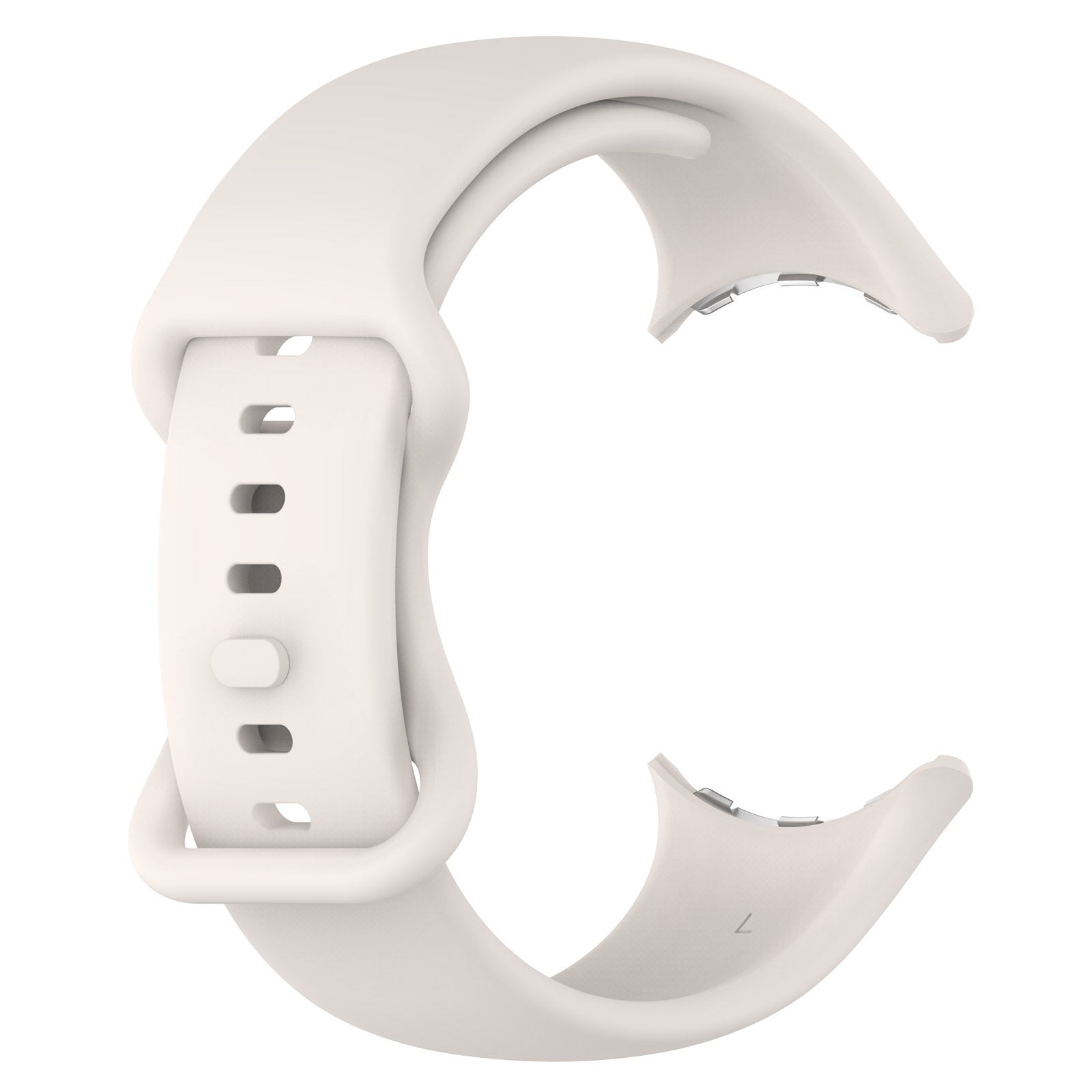 Google Pixel Watch 3 - 41mm Classic Silicone Strap (Off White)
