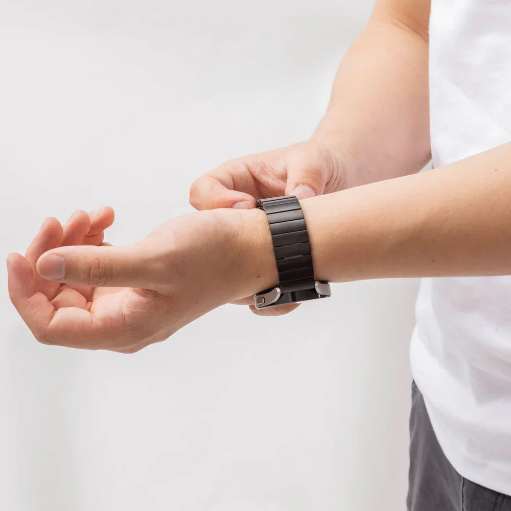 Correa acero Amazfit Bip 3 (Pro) (negro)