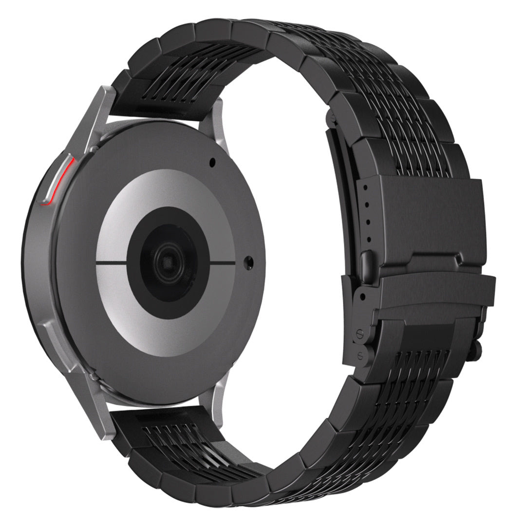 Correa acero de lujo Garmin Vivoactive 4 (negro)