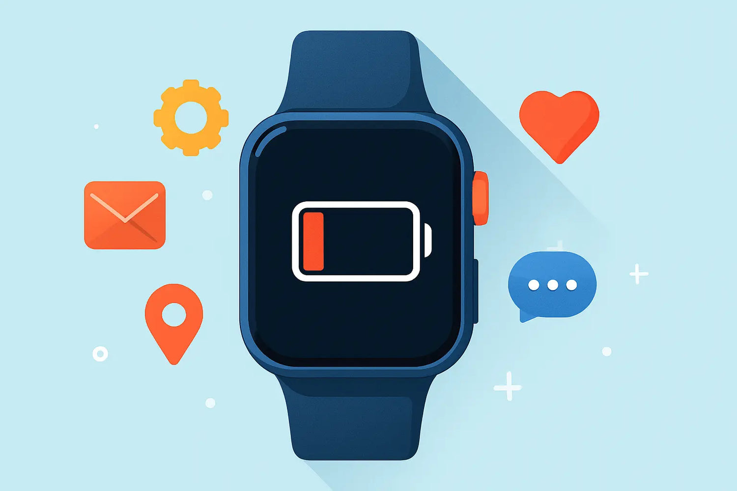 Why is my smartwatch battery draining so fast?