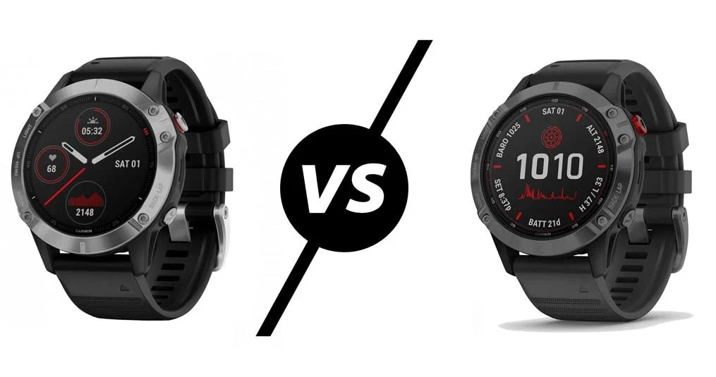 Garmin Fenix 6 vs 6 Pro