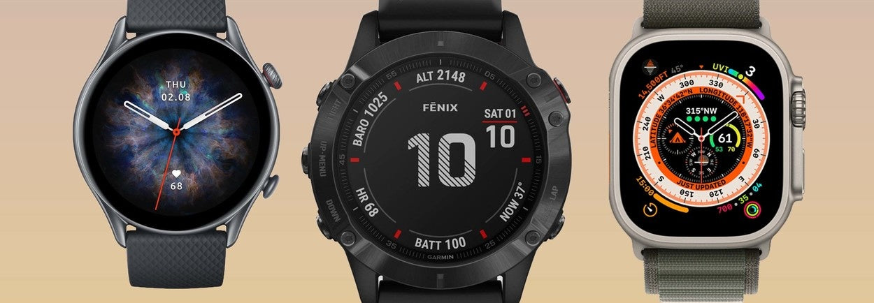 Montres connectées avec une longue autonomie