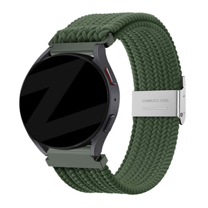 Bandz OnePlus Watch 3 Woven Nylon Strap (Olive Green)