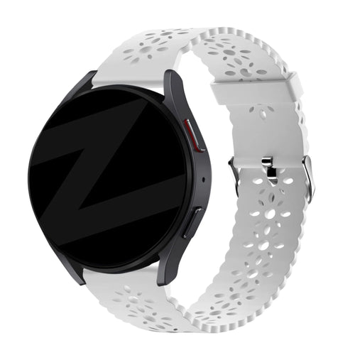 Bandz Levowatch Eve Patterned Silicone Strap (White)