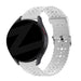 Bandz Levowatch Eve Patterned Silicone Strap (White)