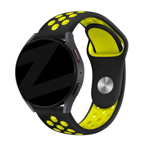 Bandz Correa deportiva 'Deluxe' Levowatch Tiny (negro/amarillo)