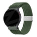 Bandz Amazfit Active 2 Woven Nylon Strap (Olive Green)