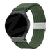Bandz Correa nylon tejida Oppo Watch X2 (oliva verde)