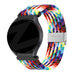 Bandz Correa nylon trenzada Garmin Forerunner 645 (arcoiris)