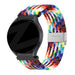 Bandz Correa nylon trenzado Amazfit GTS 4 (Mini) (arcoiris)