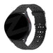 Bandz Levowatch Eve Patterned Silicone Strap (Black)