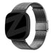 Bandz Fitbit Versa 3 Adjustable Steel Strap (Black)
