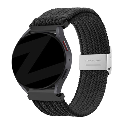 Bandz Correa nylon trenzado Huawei Watch GT 5 46mm (negro)