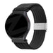 Bandz Correa nylon tejida Levowatch Edgy (negro)