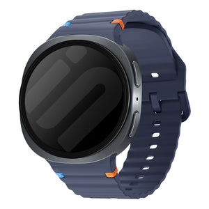 Correa silicona Wave Samsung Galaxy Watch 8 - 40mm (azul oscuro)