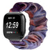 Correa scrunchie Fitbit Versa (mezcla azul rosa)