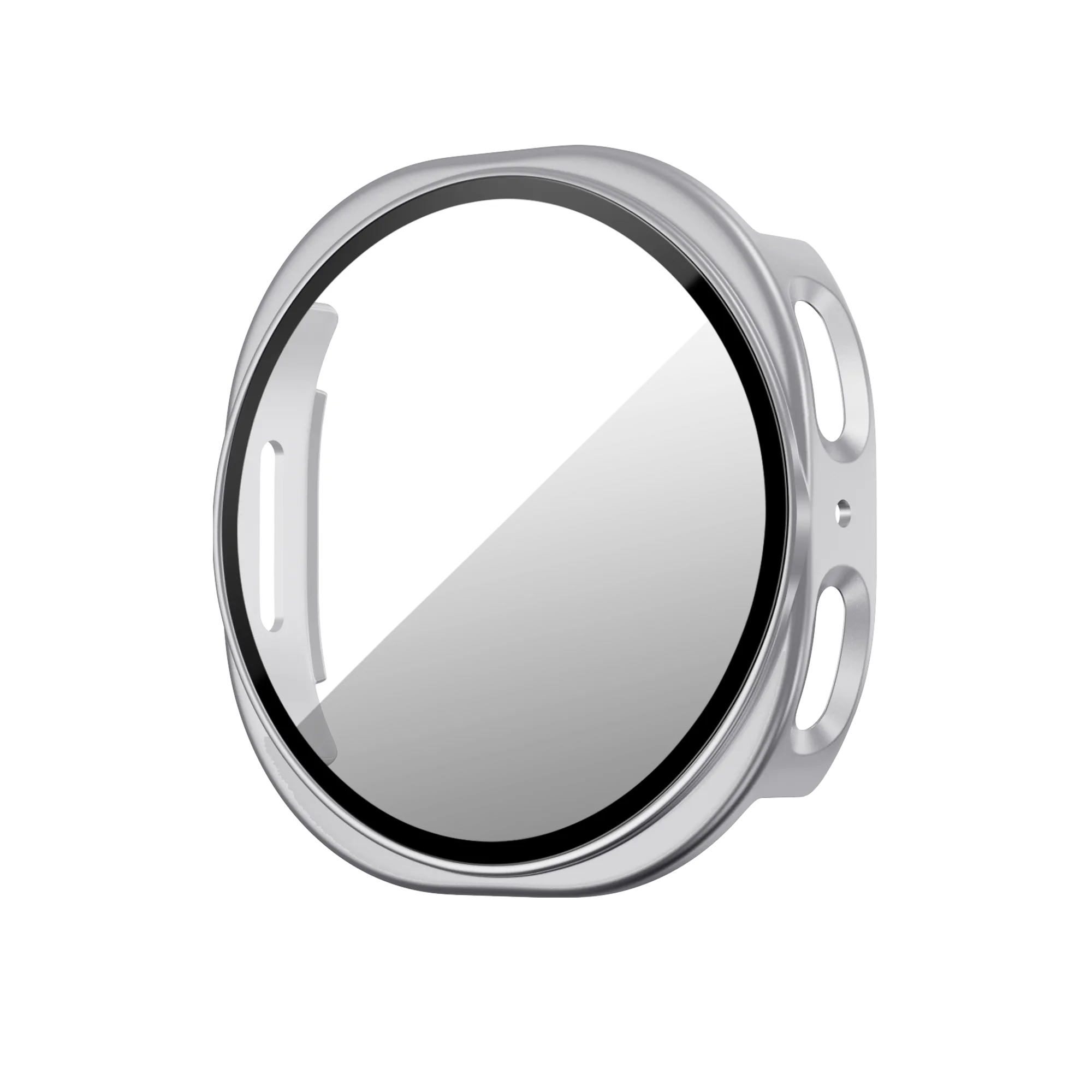 Bandz Funda PC con vidrio Samsung Galaxy Watch 8 - 44mm (plateado)