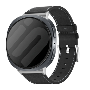 Correa cuero granulado Samsung Galaxy Watch 8 - 44mm (negro)