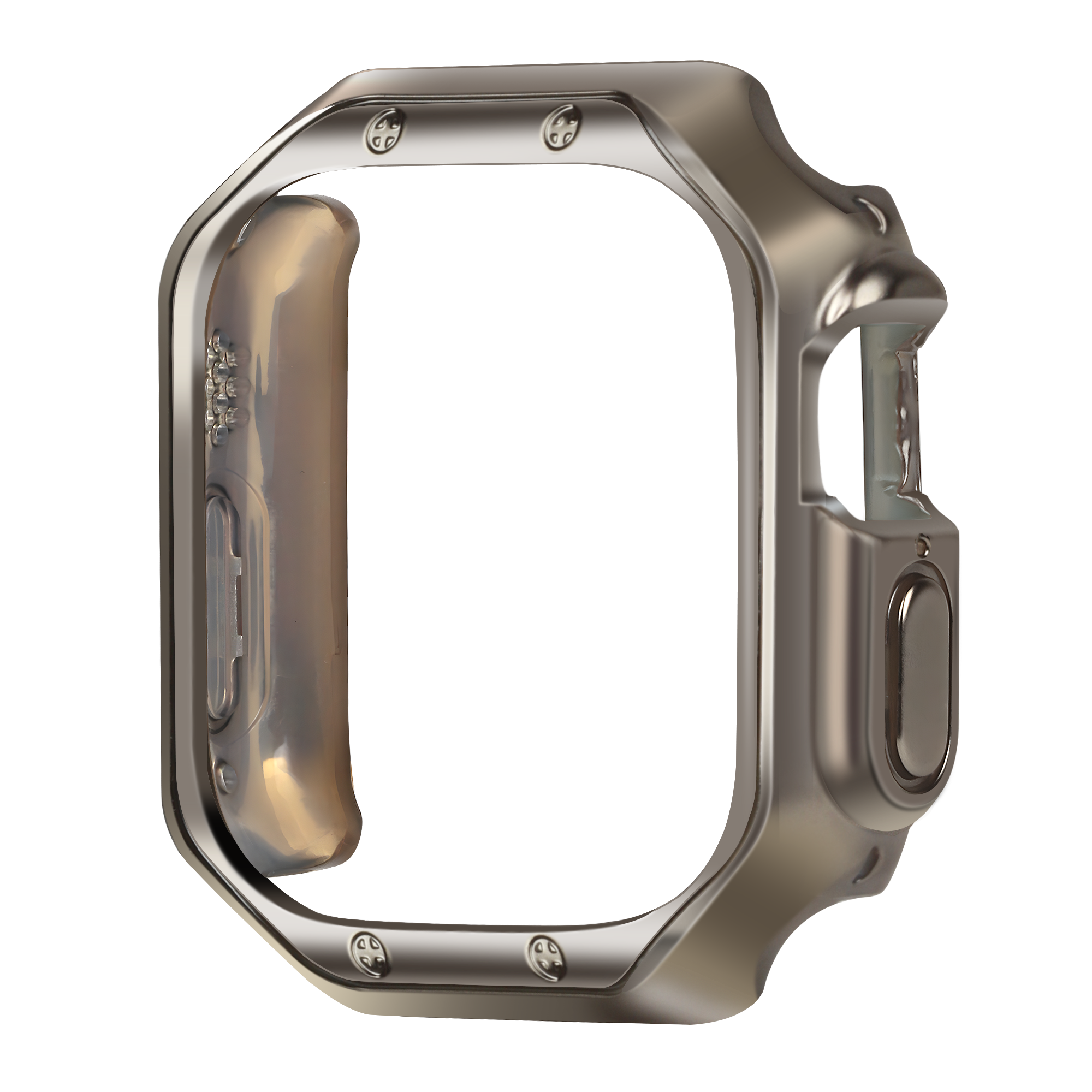 Bandz Apple Watch Ultra - 49mm Galvanized TPU Case  (Titanium)