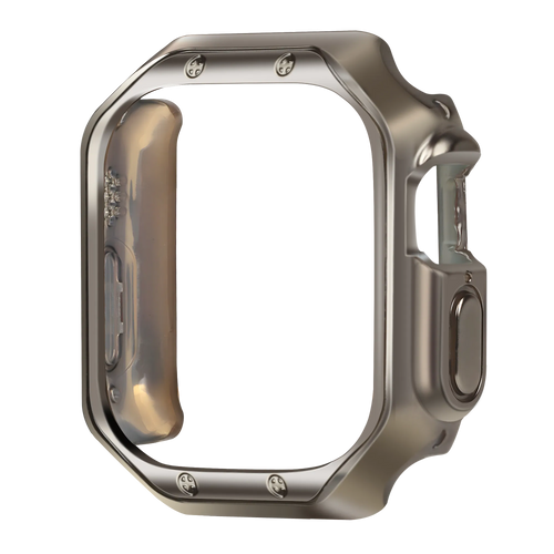 Bandz Funda TPU galvanizado Apple Watch Ultra - 49mm (titanio)