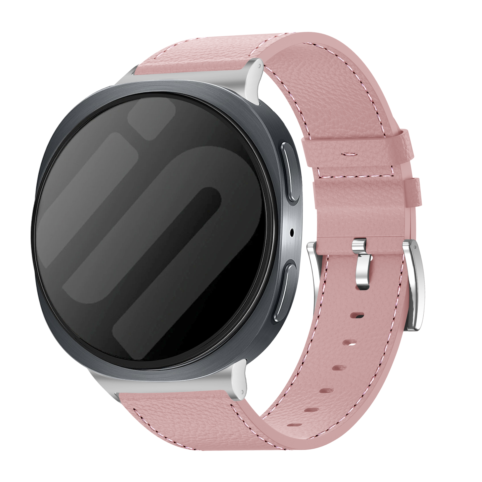 Correa cuero granulado Samsung Galaxy Watch 8 - 44mm (rosa)