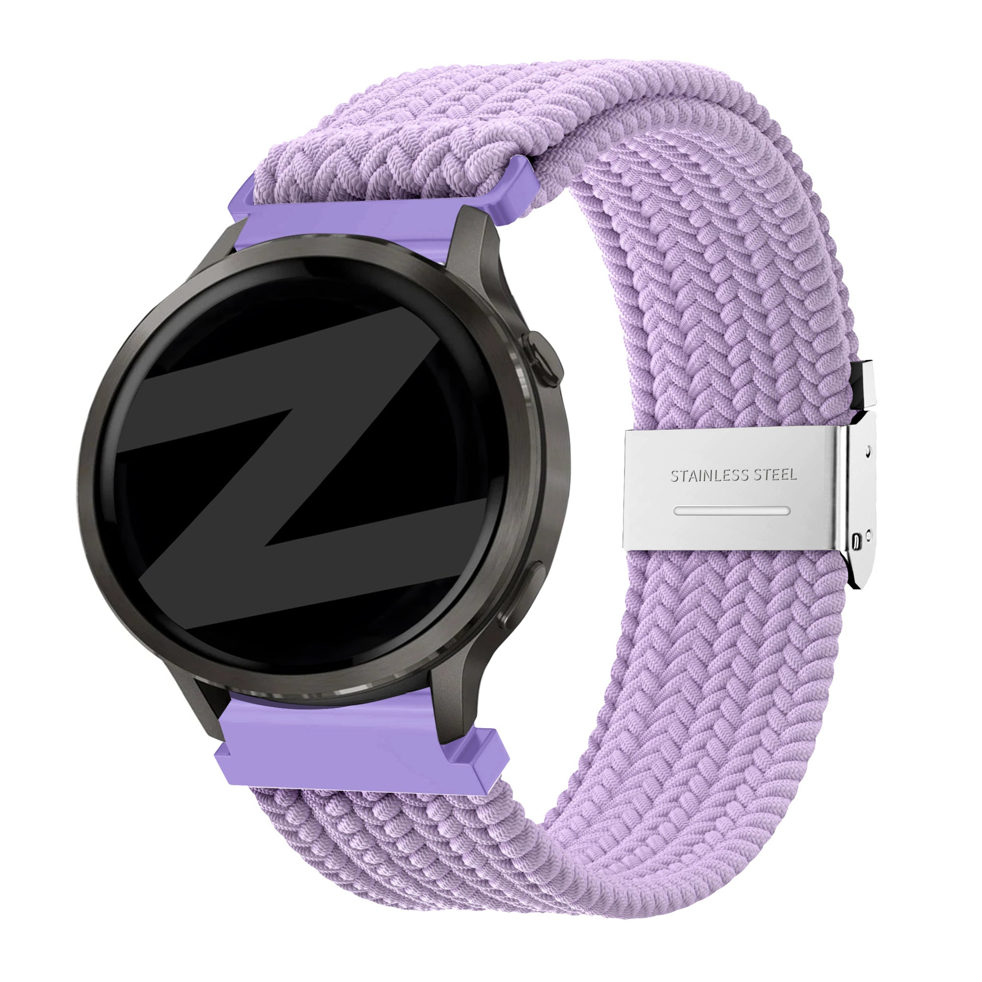 Bandz Garmin Bounce 2 Woven Nylon Strap (Light Purple)