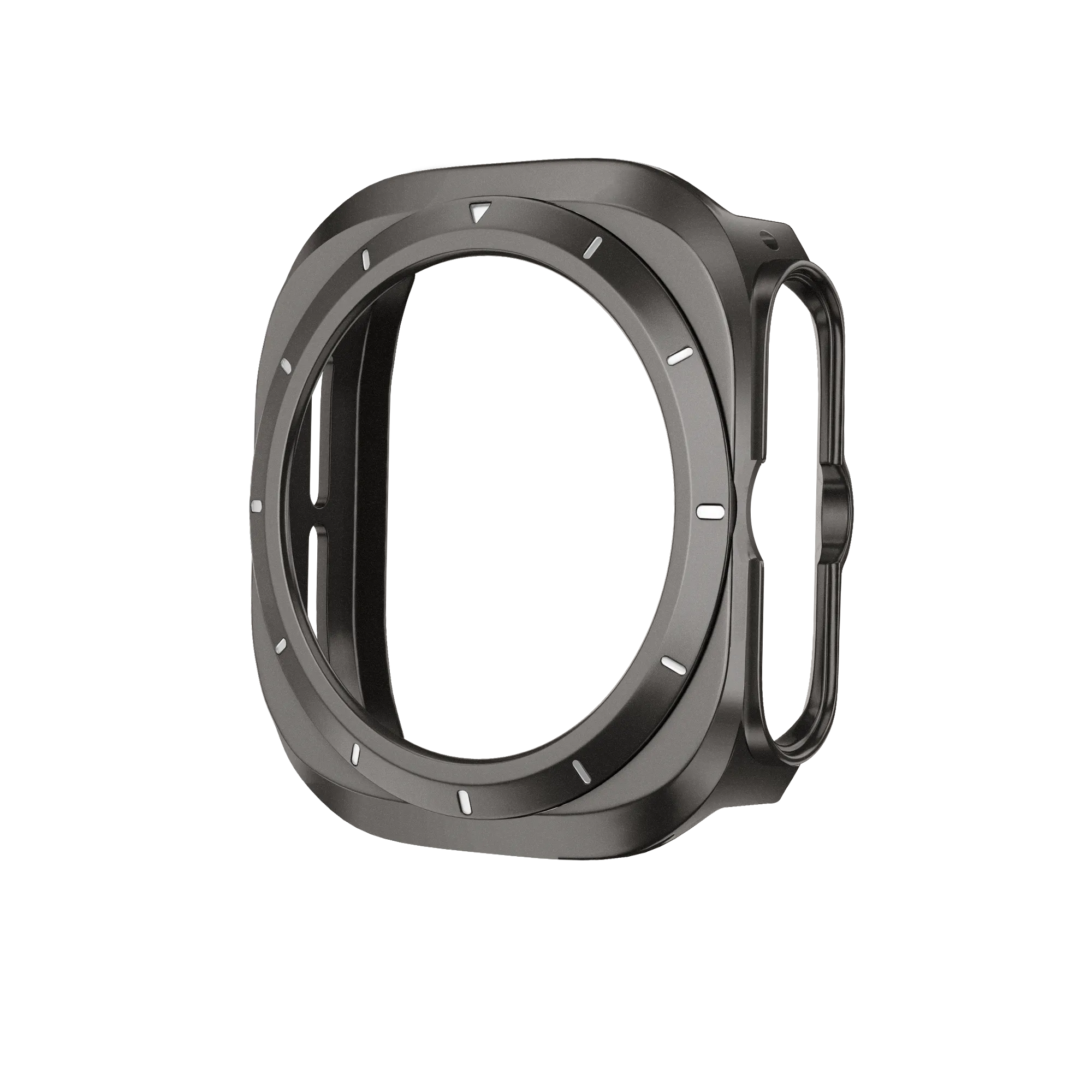 Bandz Funda PC bisel Samsung Galaxy Watch Ultra (gris titanio /blanco)