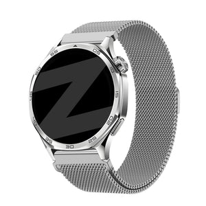 Bandz Oppo Watch X2 'One Push' Milanese Strap (Silver)