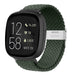 Correa trenzada ajustable Fitbit Versa 3 (verde oliva)