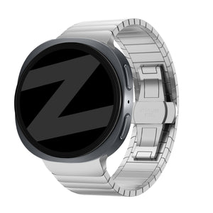 Bandz Samsung Galaxy Watch 8 - 40mm Steel Strap 'One Bead' (Silver)