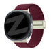 Bandz Correa trenzada magnética Samsung Galaxy Watch 8 - 44mm (bordeos)