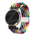 Bandz Correa nylon trenzado Garmin Lily 2 (arcoíris)