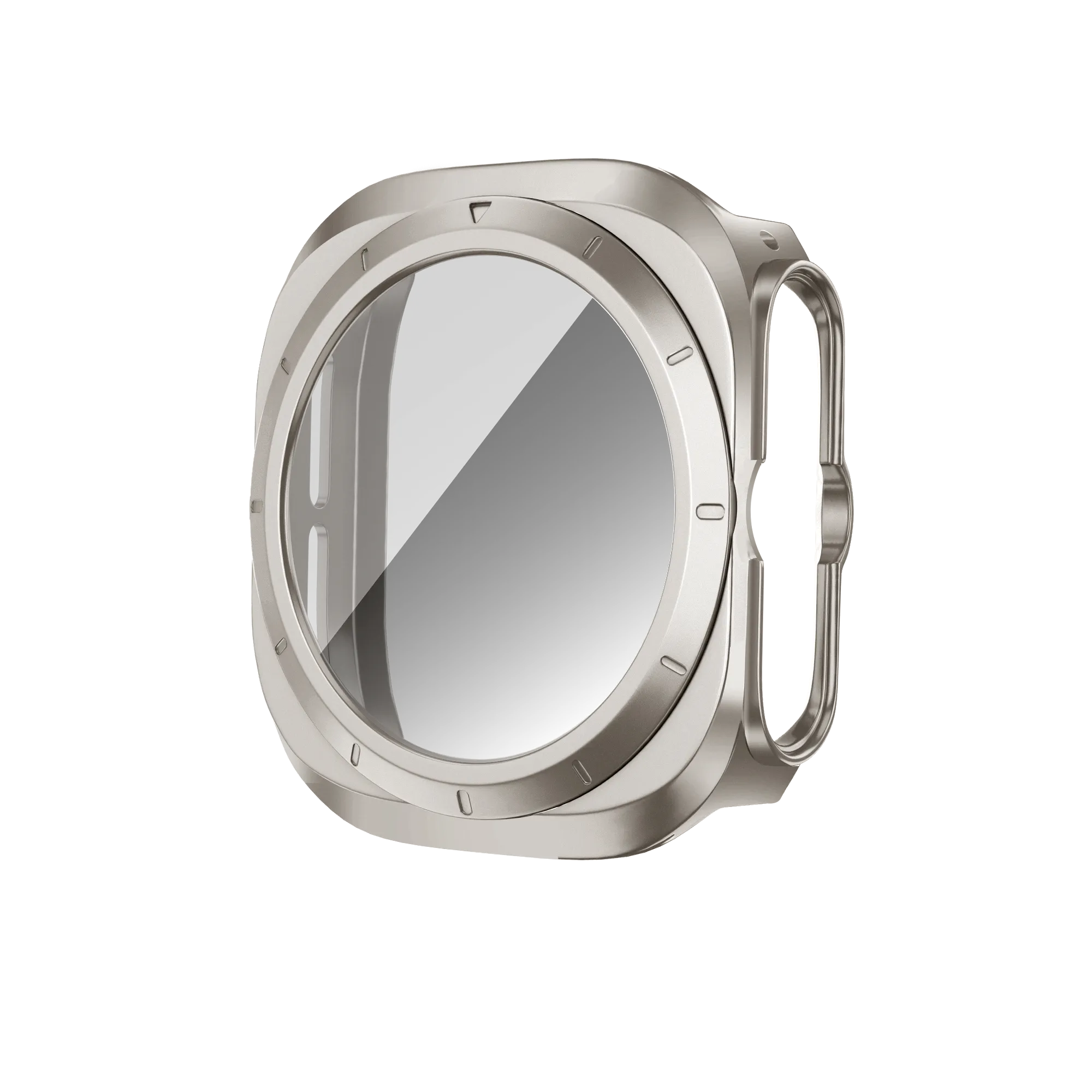 Bandz Samsung Galaxy Watch Ultra PC Case with Glass (Titanium)