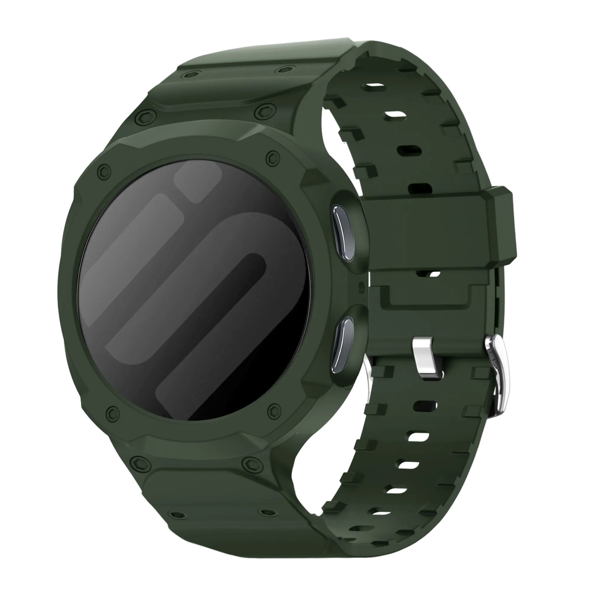Samsung Galaxy Watch 8 - 44mm TPU Strap with Frame (Green)