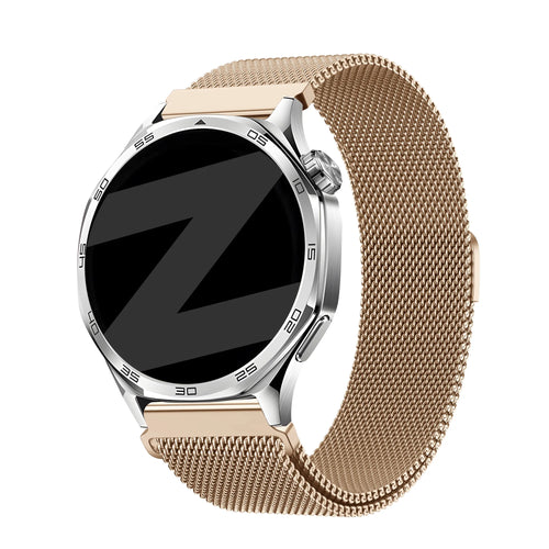 Bandz Correa milanesa 'Easy fit' Amazfit Active 2 (dorado rosa)