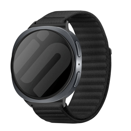 Samsung Galaxy Watch 8 - 44mm Wave Nylon Strap (Black)