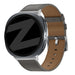 Bandz Correa cuero 'Classic' Samsung Galaxy Watch 8 - 44mm (gris oscuro)