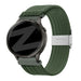 Bandz Garmin Forerunner 70 Woven Nylon Strap (Olive Green)