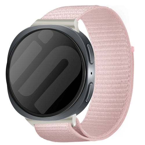 Samsung Galaxy Watch 8 - 44mm Nylon Strap (Light Pink)