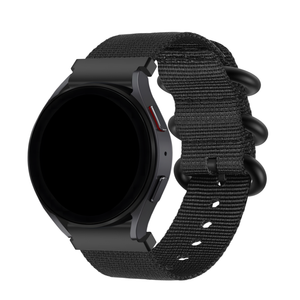 BALR Amazfit GTS 2 Nylon Strap with Buckle (Black)