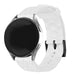 Samsung Galaxy Watch 42 mm Silicona Hexagons de correa (blanco)