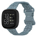 Correa silicona con estampado Fitbit Versa 3 (gris-azul)