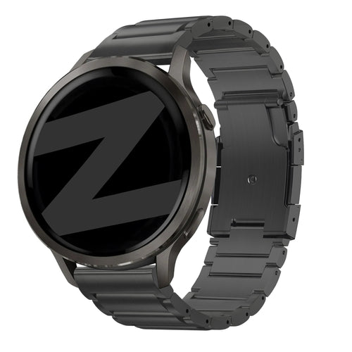 Bandz Garmin Approach S12 Titanium Link Strap (Black)